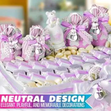 48Pcs Customizable Baby Shower Pacifiers for Games