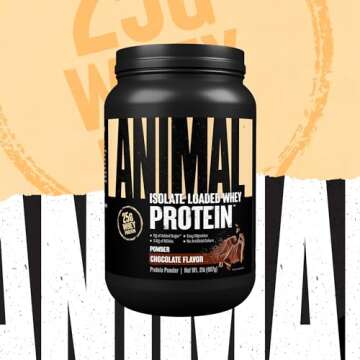 Animal Whey Protein Powder - 25g Protein, Great Taste