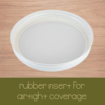 1-Gallon Glass Mason Jars with Airtight Lids for Fermenting