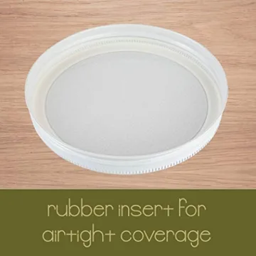 1-Gallon Glass Mason Jars with Airtight Lids for Fermenting