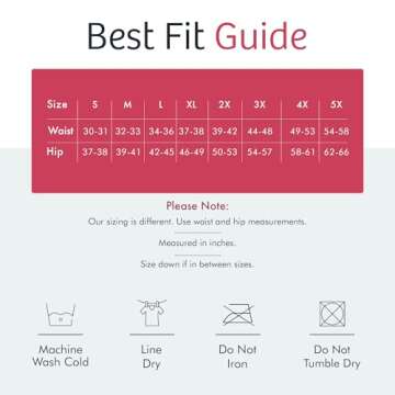 Undersummers Classic Shortlette, Plus Size Slip Shorts for Women Under Dress, Thigh Anti Chafing Shorts Women, Undergarments for Dresses (2X, Black)