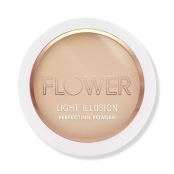 Flower Beauty Light Illusion Perfecting Powder - Buildable Coverage with Blurring Pigments, Includes...