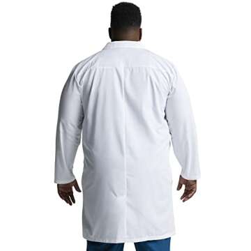 Dickies unisex adult Everyday 40 Inch medical lab coats, White, X-Small US