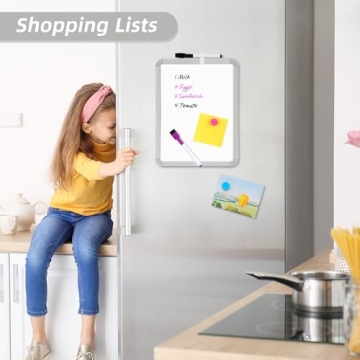 VUSIGN Magnetic Dry Erase Whiteboard Compact with Markers