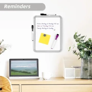 VUSIGN Magnetic Dry Erase Whiteboard Compact with Markers