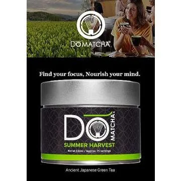 DoMatcha Summer Harvest Matcha for Focus and Relaxation