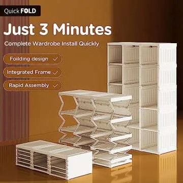 ANTBOX Kids Closet - Portable & Collapsible Wardrobe