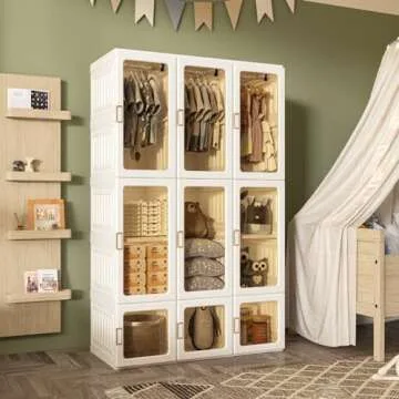 ANTBOX Kids Closet - Portable & Collapsible Wardrobe