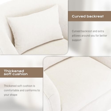 Elegant Nolohoo Swivel Accent Chair for Modern Living