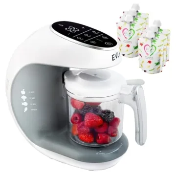 EVLA'S Baby Food Maker - Multi-Function Steamer, Blender, Puree Maker for Healthy Meals