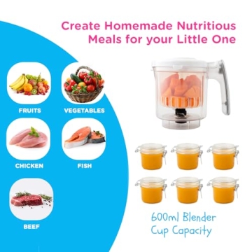 EVLA Baby Food Maker, Steamer and Blender in One