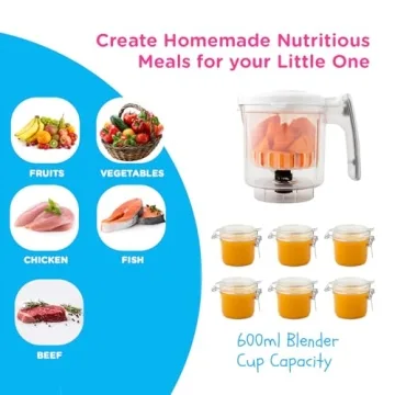 EVLA Baby Food Maker, Steamer and Blender in One