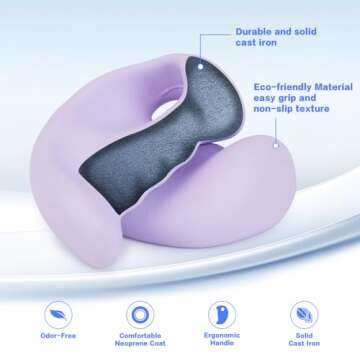 Ergonomic Dumbbells Weights Set-Hand Weights for Women at Home, Ear Dumbbells Weights for Pilates, Yoga, Jogging,Strength Training