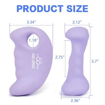 Ergonomic Dumbbells Weights Set-Hand Weights for Women at Home, Ear Dumbbells Weights for Pilates, Yoga, Jogging,Strength Training