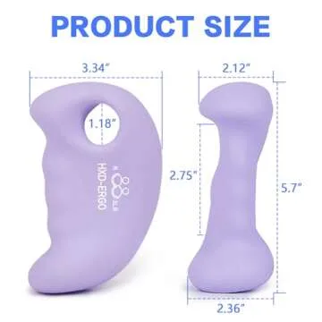 Ergonomic Dumbbells Weights Set-Hand Weights for Women at Home, Ear Dumbbells Weights for Pilates, Yoga, Jogging,Strength Training