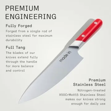 Made In Chef Knife - 8 Inch Full Tang Luxury Kitchen Tool