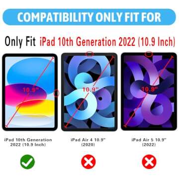 XunyLyee 2 Pack, Screen Protector for iPad 10th Generation 10.9"/ iPad A16 11th Generation 2025 11 i...