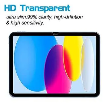 XunyLyee 2 Pack, Screen Protector for iPad 10th Generation 10.9"/ iPad A16 11th Generation 2025 11 inch Bubble Free Tempered Glass Film Easy Installation