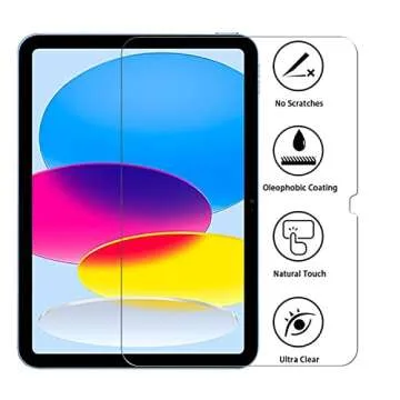 XunyLyee 2 Pack, Screen Protector for iPad 10th Generation 10.9"/ iPad A16 11th Generation 2025 11 inch Bubble Free Tempered Glass Film Easy Installation