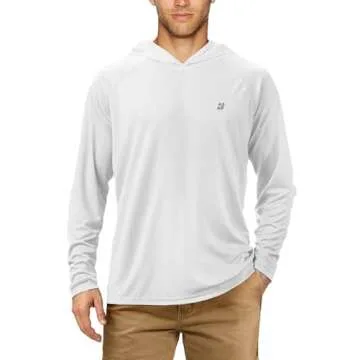 Roadbox 2 Pack UPF 50+ Fishing Shirts for Men Long Sleeve Sun Protection Hoodie Lightweight Outdoor ...