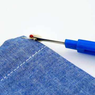 Sewing Seam Ripper Tools 10Pcs,Secai 4 Big and 4 Small Seam Rippers with 2 Scissors for Crafting Sewing