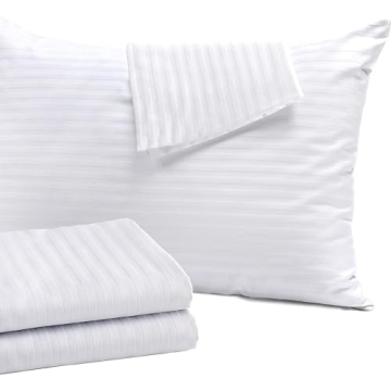 King Size Pillow Protectors Set of 4 - Dust & Stain Resistant