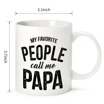 Funny Personalized Coffee Mug for Dads and Grandpas