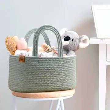 Stylish PeraBella Baby Diaper Caddy Organizer for New Parents