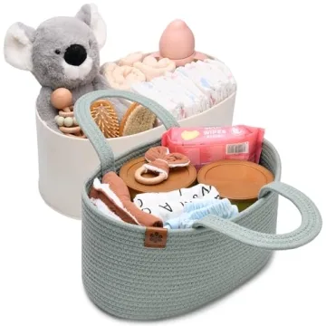Stylish PeraBella Baby Diaper Caddy Organizer for New Parents
