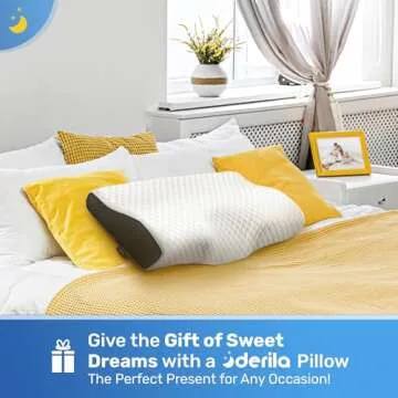 Derila King Size Ergonomic Memory Foam Neck Pillow