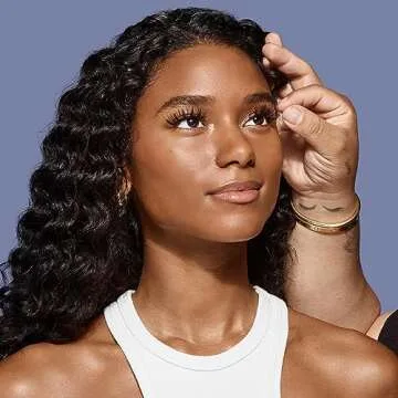 KISS Lash Couture Clear Strip Lash Adhesive with Biotin & Blueberry Extract, Latex-Free, Dermatologist Tested, Contact Lens Friendly, Strong Hold, Gentle Formula, with Brush Tip Applicator, 0.17 Oz.