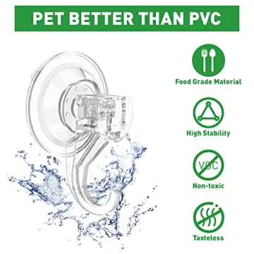 EAMOMORK Heavy Duty Suction Cup Hooks – 8 Pack