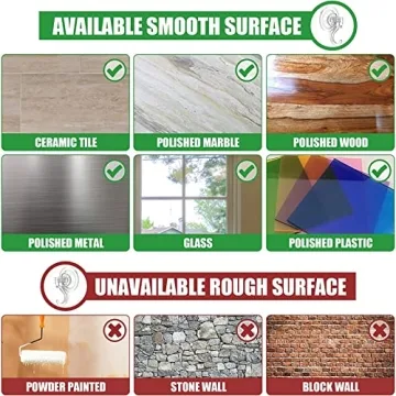 EAMOMORK Heavy Duty Suction Cup Hooks – 8 Pack