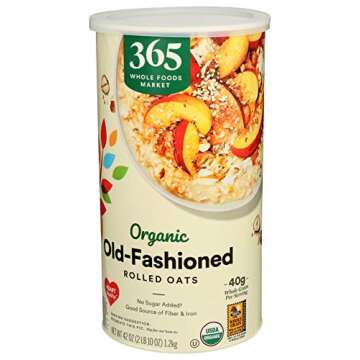 365 by Whole Foods Market, Organic Old-Fashioned Rolled Oats, 42 Ounce