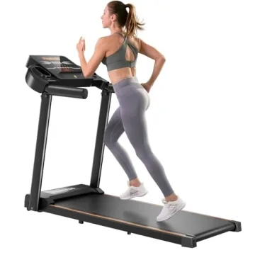 Portable Walking Treadmill - Compact, 12 HIIT Modes & Quiet Motor