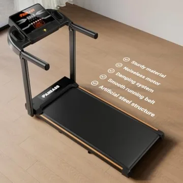 Compact Mini Treadmill for Home Office with 12 HIIT Modes