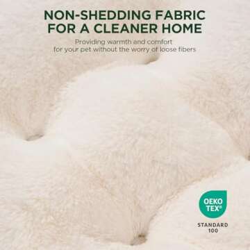 BALANCE Cat Bed Kitten Bed, Washable Round Cat Beds for Indoor Cats,Super Soft Plush Faux Fur Pet Bed for Puppy and Kitten with Anti-Slip Bottom