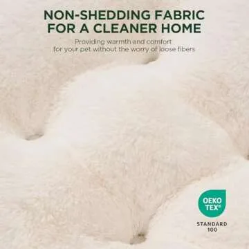 BALANCE Cat Bed Kitten Bed, Washable Round Cat Beds for Indoor Cats,Super Soft Plush Faux Fur Pet Bed for Puppy and Kitten with Anti-Slip Bottom