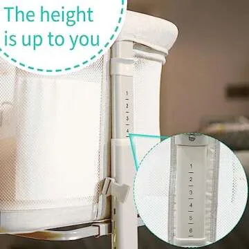 AMKE Baby Bassinets Portable Bassinet for Safe Co-Sleeping