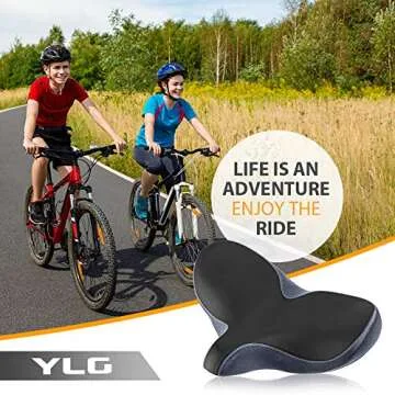 YLG Oversized Comfort Bike Seat - Universal Fit