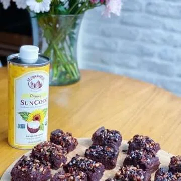 La Tourangelle, Organic Sun Coco Oil, Unique Blend of Organic High-Oleic Sunflower Oil and Organic Refined Coconut Oil, Heat Heat Cooking and DIY Beauty, 25.4 fl oz