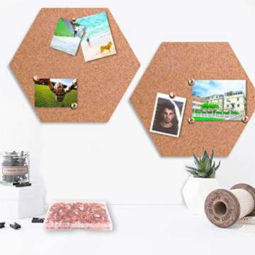 Yalis Thumb Tacks 300-count, Rose Gold Tacks 3/8-inch Steel Roundness Push Pins Office Tacks for Corkboard (Rose Gold)