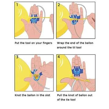 iFlyMars Balloon Tying Tool 5-Pack for Effortless Decoration