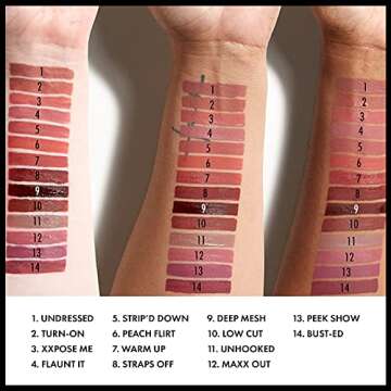 NYX PROFESSIONAL MAKEUP Lip Lingerie XXL Matte Liquid Lipstick - Straps Off (Reddish Brown Nude)