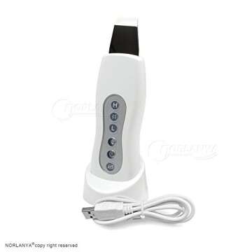 NORLANYA Skin Scrubber Spatula Blackhead Removal Skin Peeling Extractor Pores Cleanser Facial Scrubb...