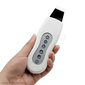 NORLANYA Skin Scrubber Spatula Blackhead Removal Skin Peeling Extractor Pores Cleanser Facial Scrubber - Gentle Hydro-Exfoliation - Cordless