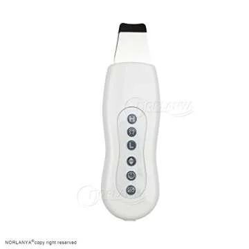 NORLANYA Skin Scrubber Spatula Blackhead Removal Skin Peeling Extractor Pores Cleanser Facial Scrubber - Gentle Hydro-Exfoliation - Cordless