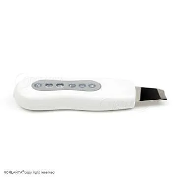 NORLANYA Skin Scrubber Spatula Blackhead Removal Skin Peeling Extractor Pores Cleanser Facial Scrubber - Gentle Hydro-Exfoliation - Cordless