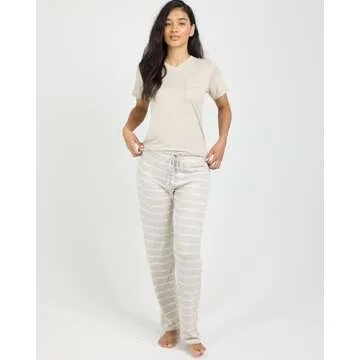 2 Pack: Plus Size Short Sleeve Pajamas For Women Sets Womens Pajama Sets Two Piece Pj Summer Pijamas De Mujer Cotton Pjs Pants Loungewear Sleepwear Matching Ladies Bottoms Comfy Soft Pyjamas Teen