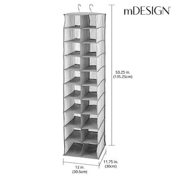 Effortless Shoe Storage with mDesign Closet Organizer